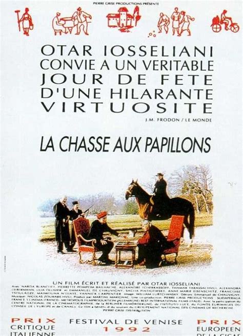 la chasse aux papillons 1992.